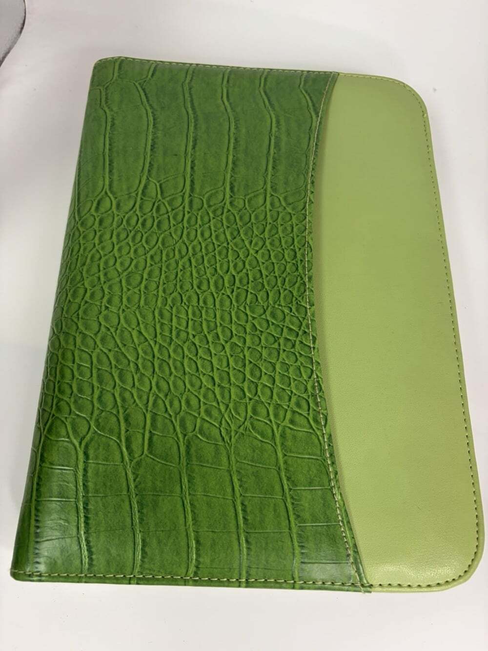 Green Crocodile Embossed Multi year Planner 10x7